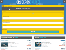 Tablet Screenshot of crucerosonline.com.mx